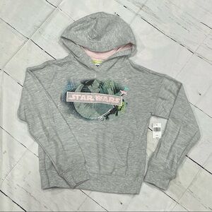 Star Wars Gray and Pink Kids Hoodie